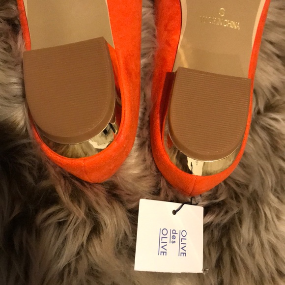 Women’s spring flats (Orange) - Picture 3 of 3